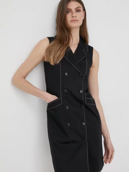 Pennyblack sukienka czarny mini dopasowana