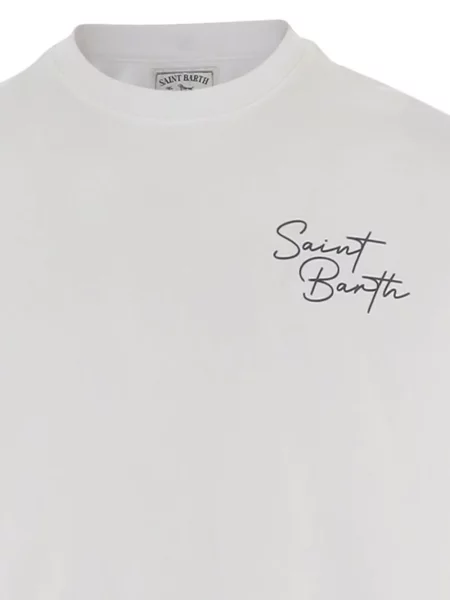 Tricou Mc2 Saint Barth cu imagine alb