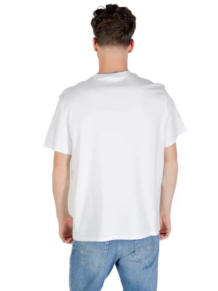 Kratek majica Calvin Klein bela