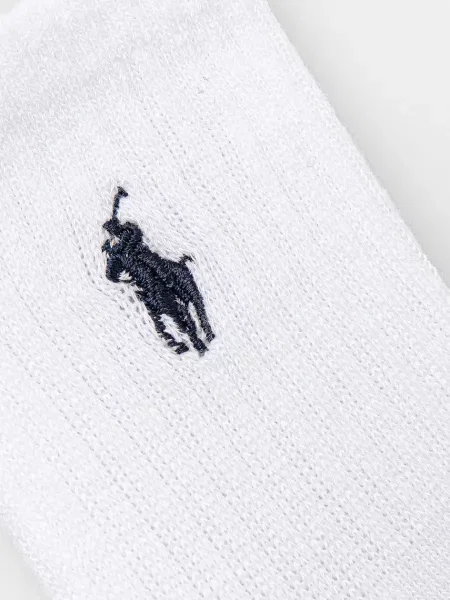 Vysoké detské ponožky Polo Ralph Lauren biela