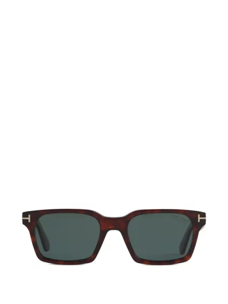 Okulary przeciwsłoneczne Tom Ford z logo brązowe