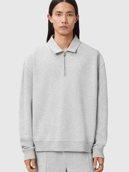 AllSaints hanorac de melanj gri