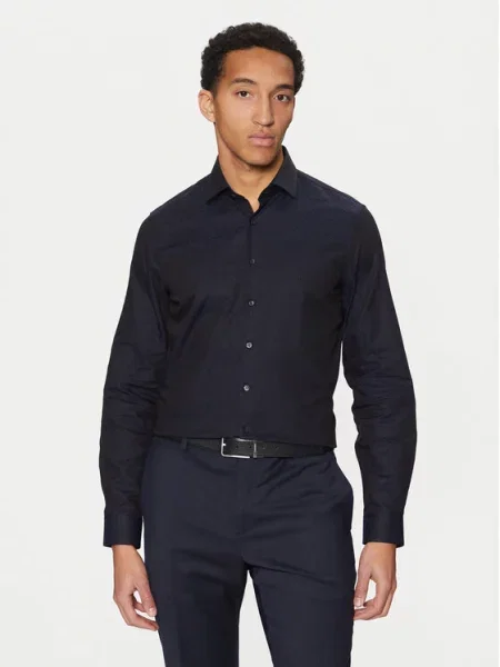 Calvin Klein Košile Tmavomodrá