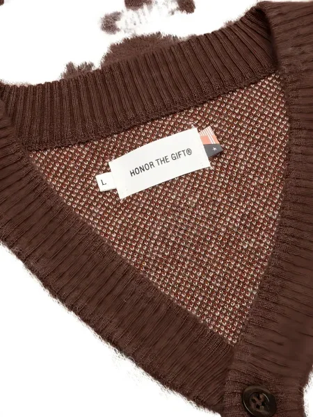 Cardigan Honor The Gift tricotate maro