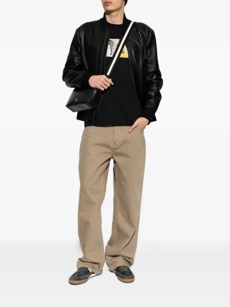 Tricou Ps Paul Smith cu model zebră negru