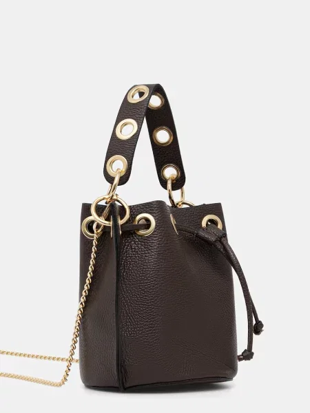 Шкіряна сумочка Answear.LAB бордовий