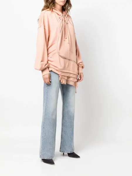 Bluza z kapturem Diesel asymetryczna