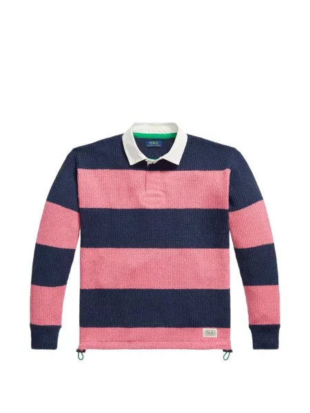 Șapcă Polo Ralph Lauren cu decolteu în V cu autograf în carouri albastru