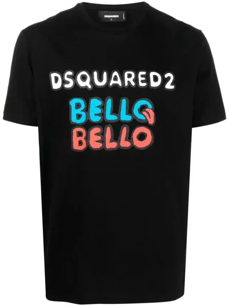 Tričko Dsquared2 čierna