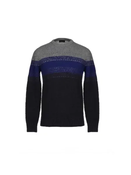 Sweter Roberto Collina szary