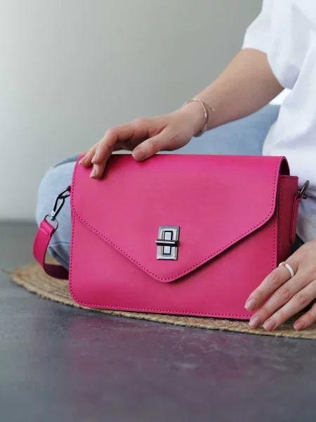 WeLassie Сумка stilxna-zhnocha-sumochka-regna-rozhevij Штучна шкіра рожевий