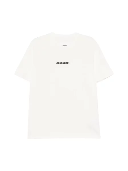 Koszulka Jil Sander z nadrukiem biała