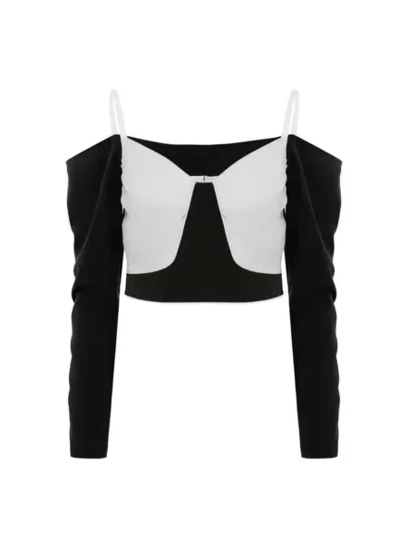 Femif Блуза Білий/чорний біла