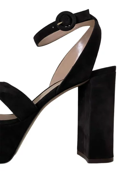 Sandale Gianvito Rossi cu platformă negru