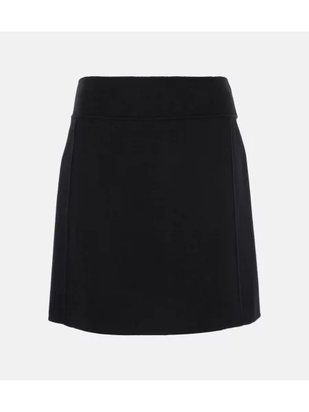 Fustă 's Max Mara de lână negru