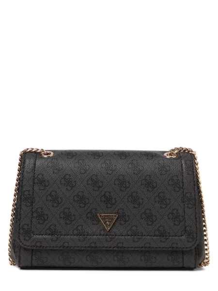 GUESS torba na ramię Noelle Kobiety Sztuczna skóra ONE SIZE szary