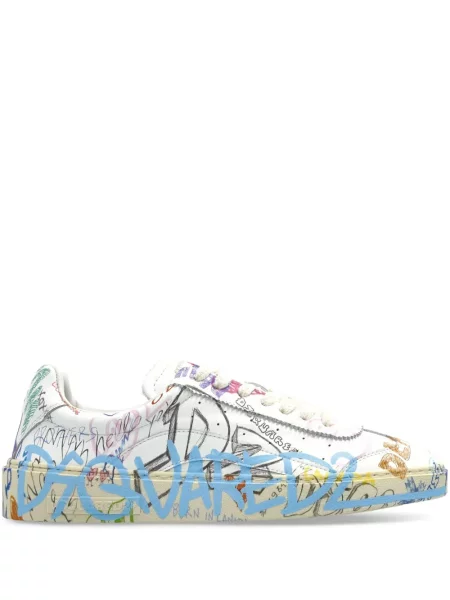 Sneakerși Dsquared2 alb