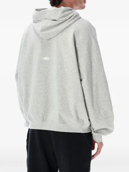 Hanorac cu glugă Jordan din fleece gri