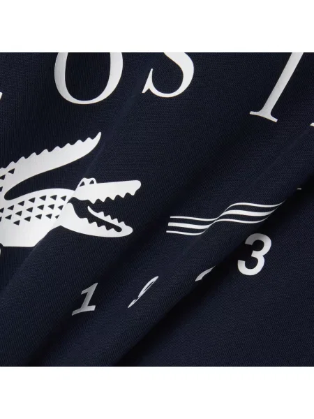 Lacoste Koszulka Z Nadrukiem Niebieski czarna