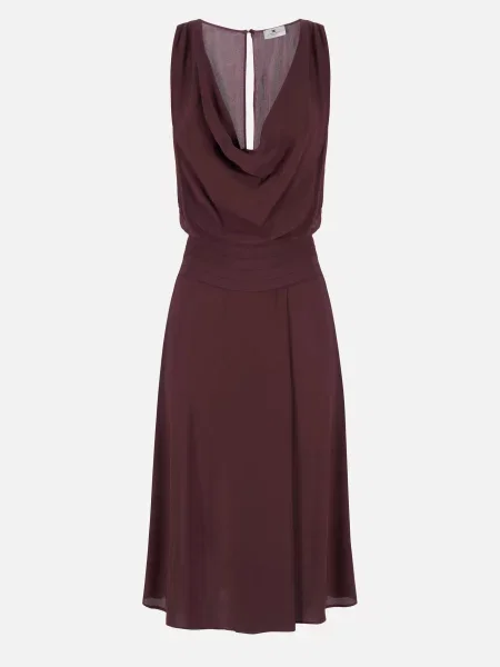 Платье Elisabetta Franchi коричневое
