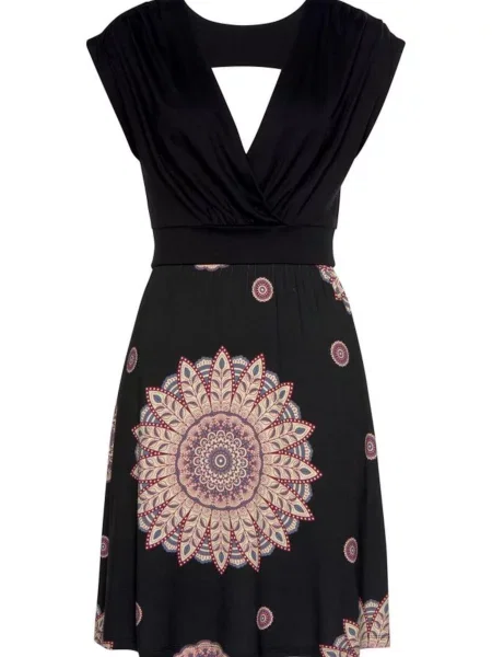 BEACH TIME Rochie de plaja Mandala mai multe culori negru