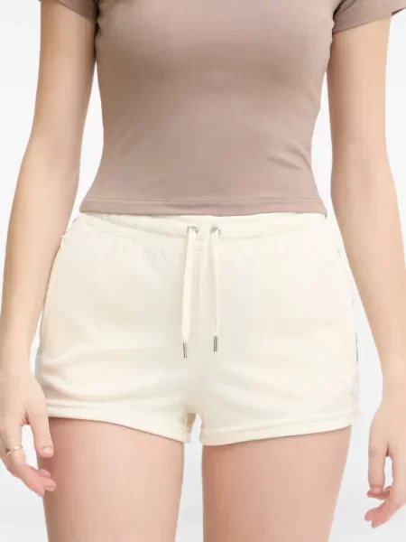 Kalnų krištolas su raišteliu šortai Juicy Couture balta