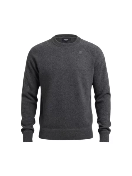 Sweter K-way wełniany szary