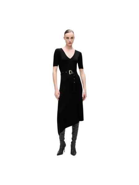 Sukienka midi Karl Lagerfeld czarna
