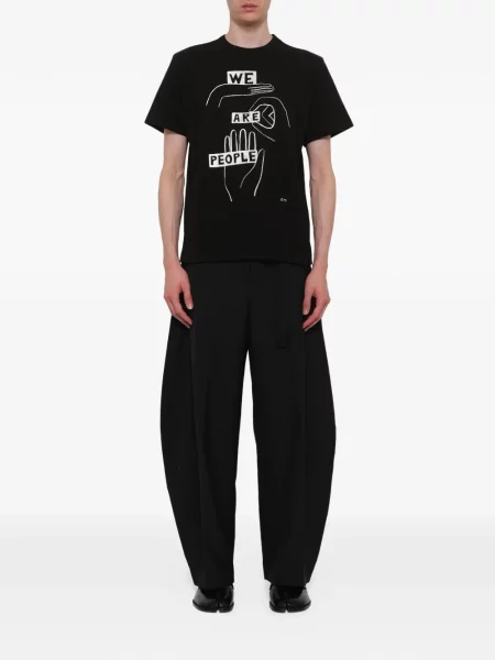 Tricou Sacai cu imagine negru