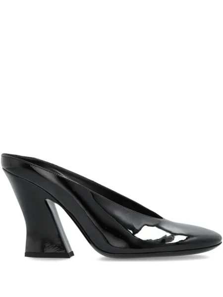Papuci tip mules Givenchy din piele de lac negru