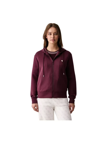 Guess bluza rozpinana OLYMPE czerwona