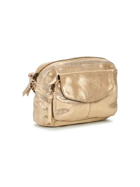 Crossbody torbica Pieces zlatna