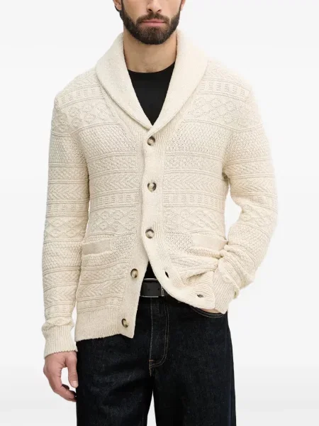 Gulerat cardigan Gant tricotate