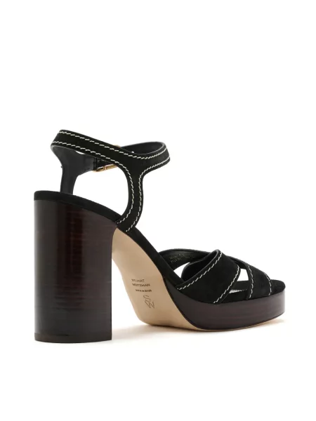 Sandale Stuart Weitzman cu platformă negru