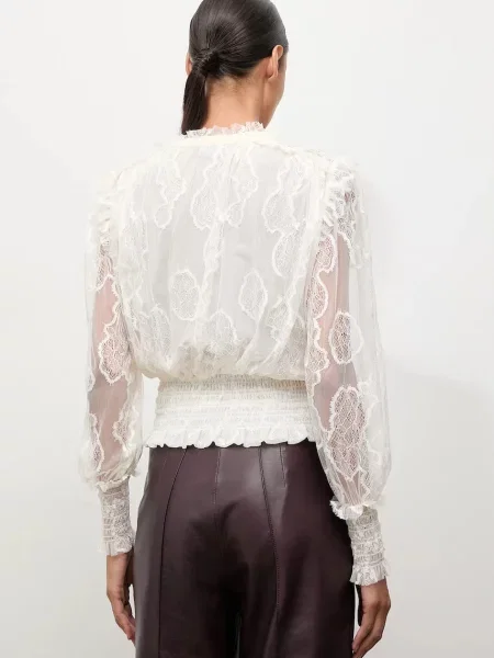 Блузка Answear.LAB однотонна бежевий