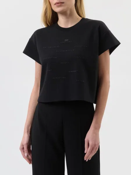 Футболка Elisabetta Franchi чорна