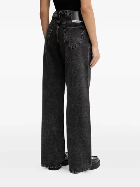 Дънки Karl Lagerfeld Jeans сиво