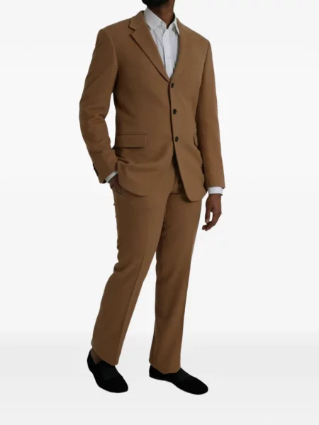 Costum Prada de lână maro