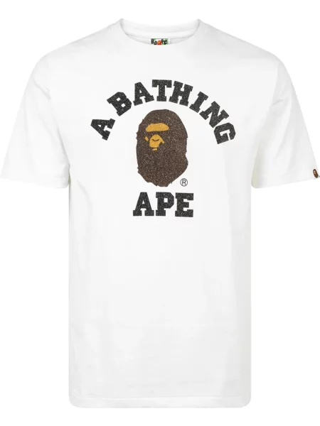 Tricou A Bathing Ape® cu mărgele alb