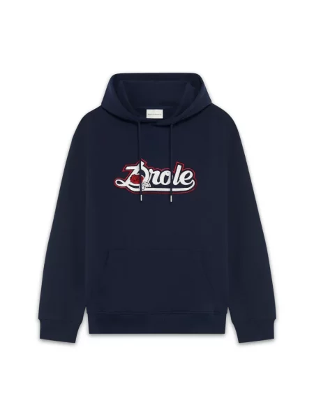 Bluza z kapturem Drole De Monsieur niebieska