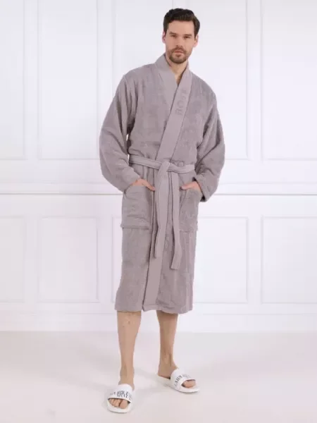 BOSS BLACK Halat PLAIN | Relaxed fit negru