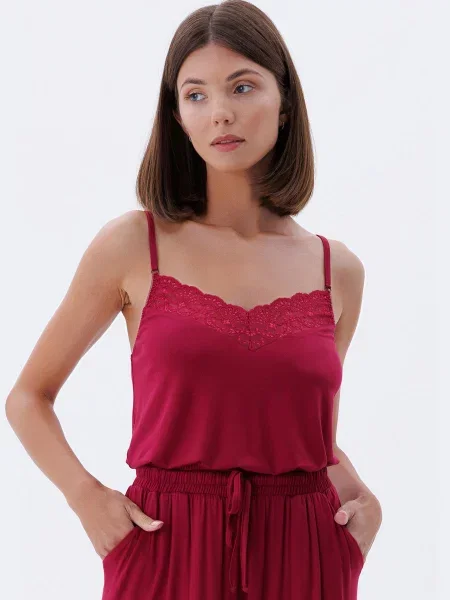 Майка для дому Leinle бордовий