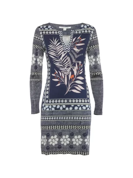 Rochie midi Dvf Diane Von Furstenberg cu imagine albastru