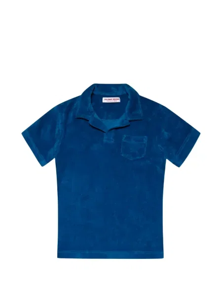 Tricou polo Orlebar Brown albastru