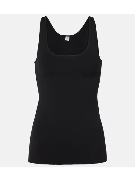 Top Toteme din jerseu negru