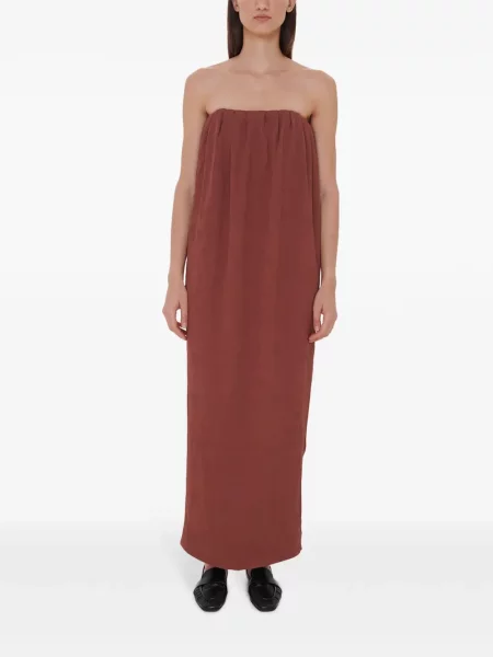 Rochie maxi A.m.g. de costum maro
