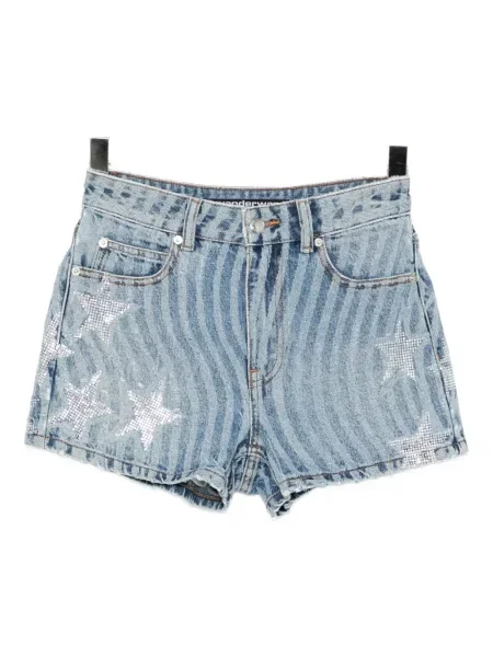 Szorty jeansowe Alexander Wang niebieskie