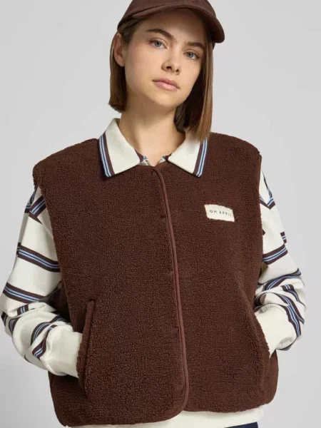 Kamizelka w kroju regular fit z czystej bawełny model Magnolia' Oh April