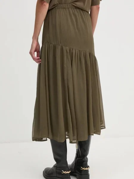 Спідниця Pepe Jeans REJOICE midi розкльошена зелений