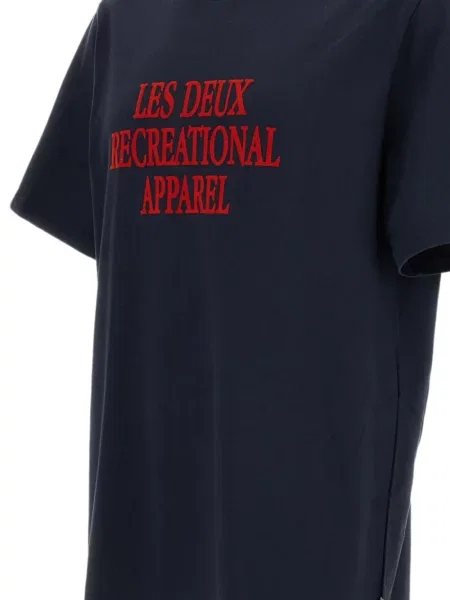 Tricou Les Deux cu imagine albastru